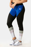 Zelocity Quick Dry Gym Leggings - Olympian Blue — thumbnail 2